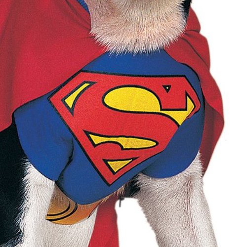 DC Comics - Disfraz de Superman para mascota, Talla XL perro (Rubie's 887892-XL)