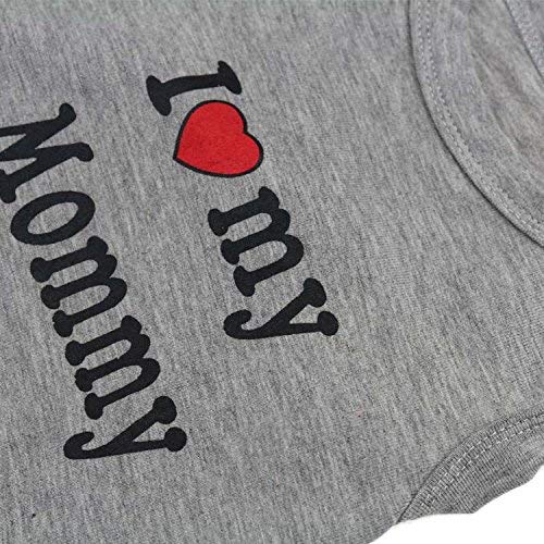 Ducomi® Pets Love - Camiseta para Perro y Gato de Algodón (M, I Love my Mommy)