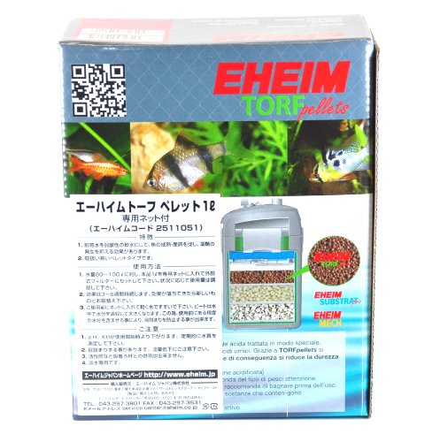 Eheim aeh2511051 Torf Pellets medios de filtro para acuario, 1-liter