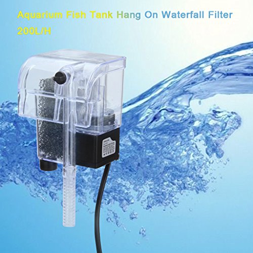 Excelvan 200L/H Filtro externo para acuario filtro biochimique/Física suspendida 2 W