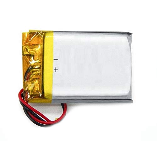 FilAnimal Baterías de polímero de Litio para Collares de adiestramiento para Perros Petrainer, iPets, Aetertek, koolkani, easypet, Trainertech, etc (D- 802525 +4.2V - 400MAH)