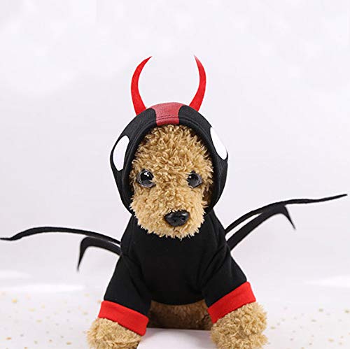 Fossrn Mascota Perro Halloween Disfraz Araña Sudadera con Capucha - Ropa para Gato Cachorros Chihuahua Yorkshire