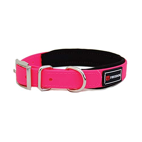 Freedog Collar Perro Ergo PVC con Acolchado Neopreno 15x35cm (Rosa)
