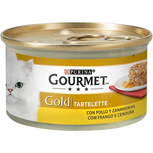 Gourmet - Gold Alimento para gatos Tartalette con Pollo y Zanahoria, 85 g