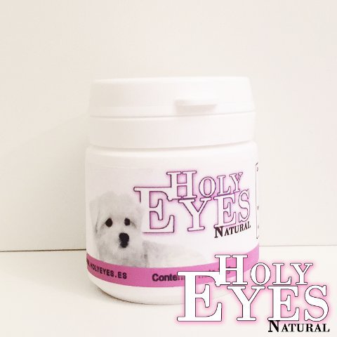 Holy Eyes Natural Tear Stain Remover Blanqueador Lagrimal Dog Cat 30gr