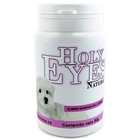 Holy Eyes Natural Tear Stain Remover Blanqueador Lagrimal Dog Cat 60gr