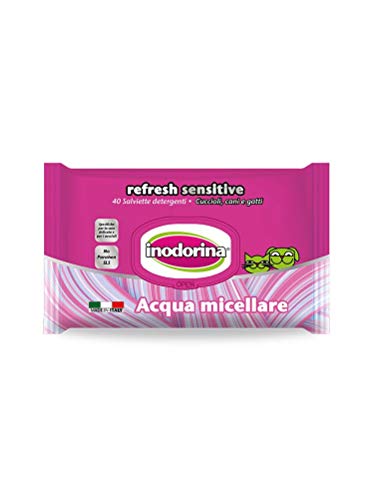 Inodorina TOALLITAS Refresh Sensitive Agua MICELAR 40UND