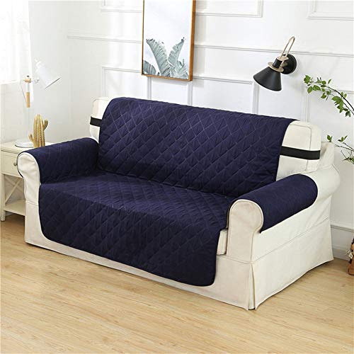 Jtoony-HO - Funda de sofá elástica para sofá o sofá (Resistente al Agua, Reversible), diseño de Perro, poliéster, Morado, 116,8 cm (46")