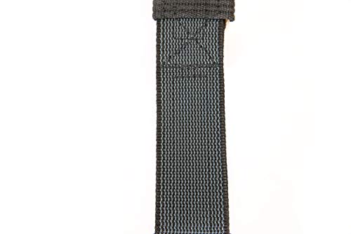 Julius-K9 Collar Color & Gray con la manija, la cerradura de seguridad y el remiendo intercambiables, 40 mm (38-53 cm), Negro-Gris