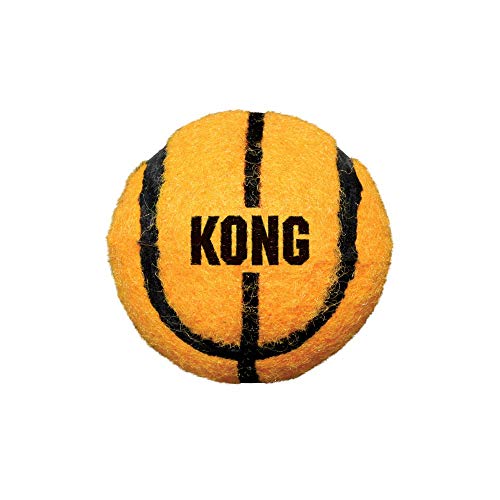 KONG - Sport Balls - Pelotas de caucho para buscar y morder (Estilo variado) - Para Perros de Raza Grande.