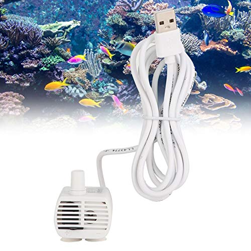 KSTE Mini Bomba de Agua Bomba Sumergible USB for el Tanque de Pescados del Acuario del Animal doméstico del dispensador del Agua