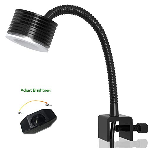 Lámpara de Luz LED para Acuario Asta 20, Iluminacion LED para Acuarios Plantados Lampara LED para Peceras 30~50cm(Enchufe de la UE)