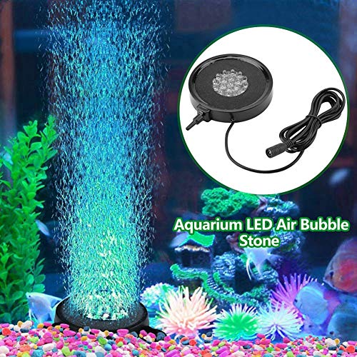 LED Sumergible Bubble Light Air Stone Light Stone Aquarium LED Stone Fish Tank LED Stone
