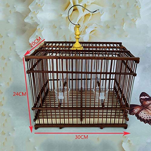 Liangzishop Material Creativo y Respetuoso con el Medio Ambiente Jaula de pájaros Loro Rectangular Perla Pájaro Pájaro Jaula Adecuado para la cría de Aves