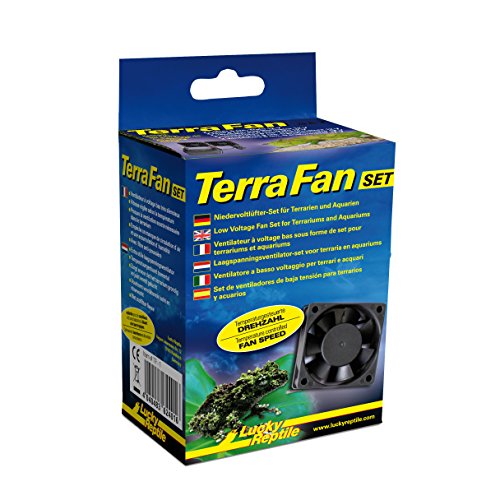 Lucky Reptile TF de 1 Terra Fan Ventilador Set para terrarios
