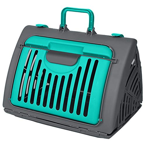 Mascota Fuera de la Caja de Aire Plegable de la Maleta, se Puede Transportar con Aire, Mochila del Perro del Gato, Verde (Color : Green)