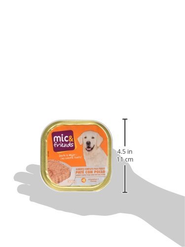 Mic&Friends - Paté Con Pollo - Alimento Completo para Perros - 300 g