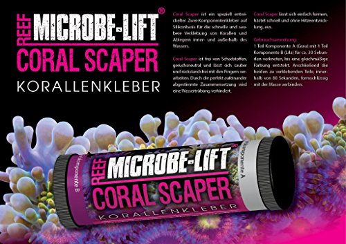 MICROBE-LIFT Coralscaper – 2 K de Silicona para Cada Acuario de Agua Salada, 120 g
