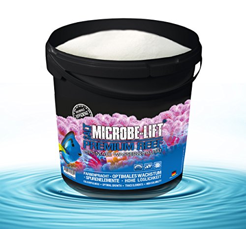 MICROBE-LIFT Premium Reef Salt – Sal Marina (para Cualquier Mar Agua Acuario verwendbar, para alimentación Ideal su Corales y Peces, Varios tamaños)