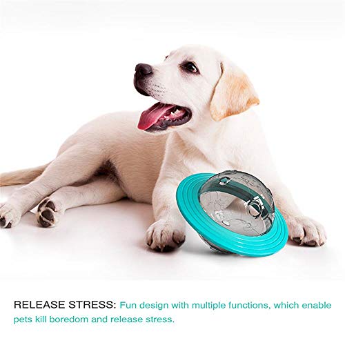 MLQ Easy Dog Flying Disc Toy, Juguete Interactivo para Cachorros Multiusos, para Entrenar la precisión, Agilidad y beneficio del Perro para la Salud del Perro