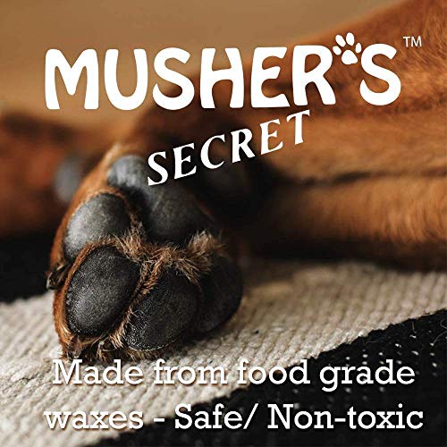 Musher's Secret Paw Protector Wax. Balsamo Perro Hecho con 100 por Ciento De Ceras Naturales. Protectores Patas Perros y Protección pezuñas para Todas Las Estaciones. 454 Gramos