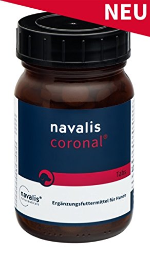 navalis nutrac euticals CORONAL Dog pastillas para el perro Corazón Phyto de Nutrientes y terapia