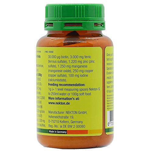 Nekton Labs 201150, Multi-vitamin para Pájaros, 150 g
