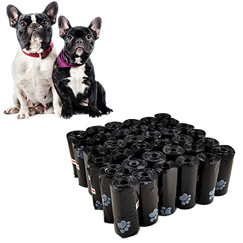 Nobal-Dog 540 Bolsas para excrementos Caca de Perro Gato Animales Mascotas 36 Rollos -19,5x30cm perfumadas y Estampadas [Fabricadas en España]