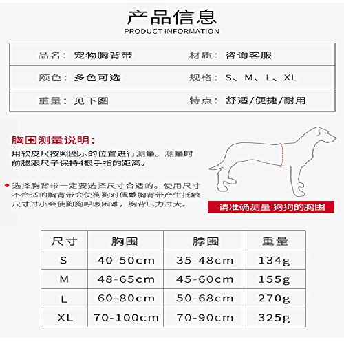 Nobrand - Cuerda de tracción para perro (tamaño pequeño, mediano y grande), diseño de chaleco