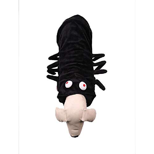 Nobrand Popular Teddy ropa para mascotas Halloween Navidad perro araña negro cambiándose en ropa de perro