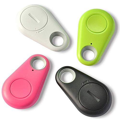 Nuevo Smart Bluetooth trazador localizador GPS Alarm Tag Monedero Clave para Mascotas Perros rastreadores GPS Tracker, de 7 Colores (D+F)