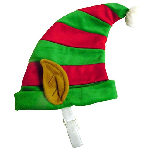Outward Hound Perro Gorro de Elfo Mascota de Navidad Vacaciones y Accesorios, Color Rojo y Verde