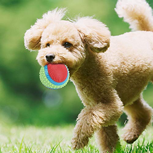 Pelota de juguete para perros, limpieza de dientes de goma resistente a las mordeduras no tóxicas Pelota de masticación Juego de ejercicios IQ Training Pelota de juguete para perros grandes/medianos/p