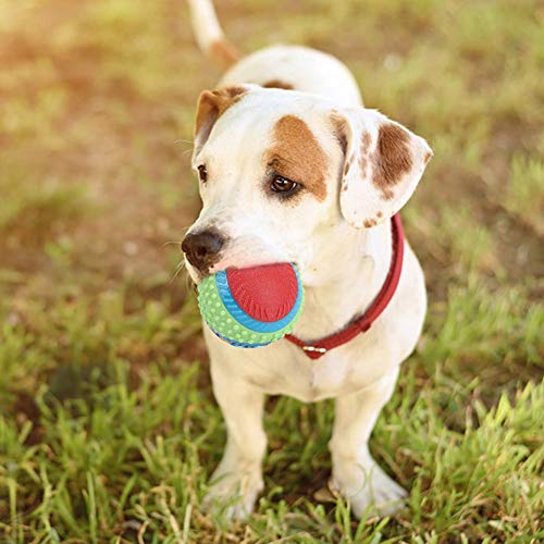 Pelota de juguete para perros, limpieza de dientes de goma resistente a las mordeduras no tóxicas Pelota de masticación Juego de ejercicios IQ Training Pelota de juguete para perros grandes/medianos/p