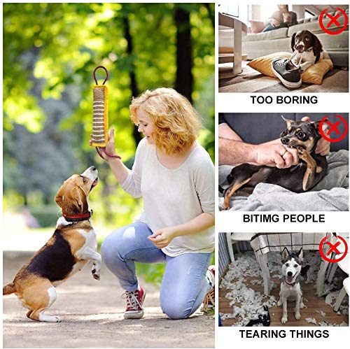 PetGens mordedor Perro, 30 cm, K9 Dummy y motivador canino Resistente y Duradero - Juguetes para Perros de Entrenamiento