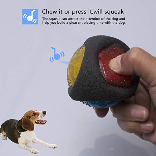 Petper Cw-0035EU - Juguete de pelota luminosa para perros, juguete para perros y gatos con luz LED parpadeante