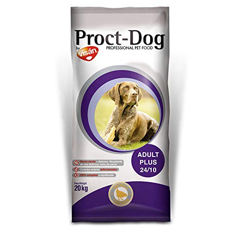 Proct-Dog Pienso para Perros Adult Plus 24/10 - Peso - 20kg