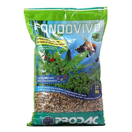 Prodac FondoVivo - Sustrato natural para acuario, 2,5 kg