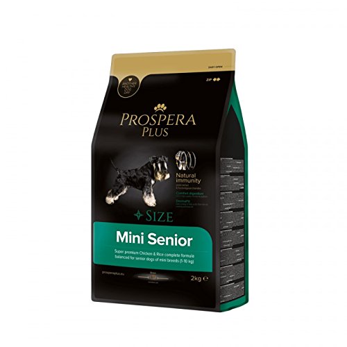 Prospera Plus Pienso Perros Senior Raza Pequeña Mini Senior Superpremium Pollo y arroz - 2kg