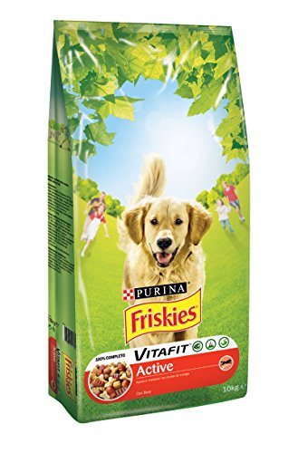 Purina Friskies Vitafit Active Pienso para Perro Adulto Buey 10 Kg