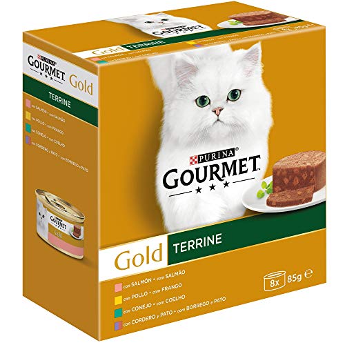 Purina Gourmet Gold Tarrine comida para gatos Surtido 12 x [8 x 85 g]