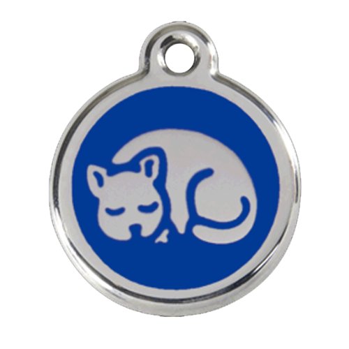 Red Dingo Medalla para Gato, Color Azul