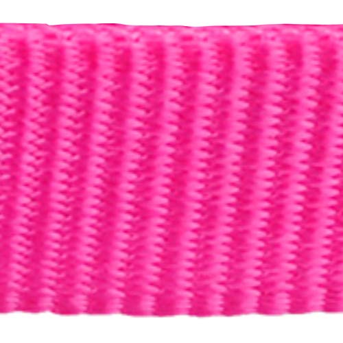 Red Dingo Plain - Collar Perro, Rosa (Hot Pink), talla del fabricante: L