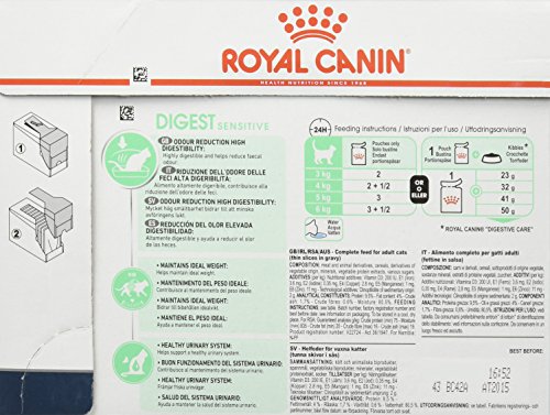 Royal Canin C-58397 Diet Feline Digest Sensitive - 85 gr, pack de 12