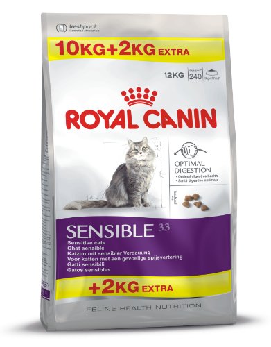 ROYAL CANIN Feline Health Nutrition Sensible 33 Saco DE 10 + 2 Kg