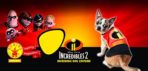 Rubies Disfraz Oficial de Disney Incredibles, 2 Perros, Talla XS