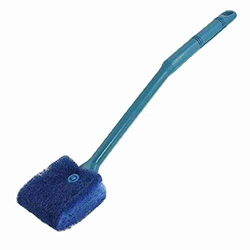 SODIAL(R) Cepillo Limpiador de Esponja Azul Doble Lado para Acuario