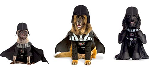 Star Wars - Disfraz de Darth Vader Deluxe para mascota, Talla L perro (Rubie's 885900-L)