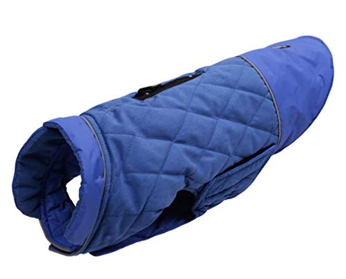 Sunnykud - Abrigo para perros, chaqueta para invierno, chaqueta para perros, doble cara, resistente al agua, cortavientos, chaqueta para perros, chaqueta cálida y reversible, para perros pequeños