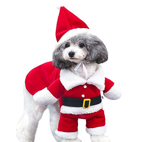 SUNTRADE - Disfraz de Papá Noel para mascotas